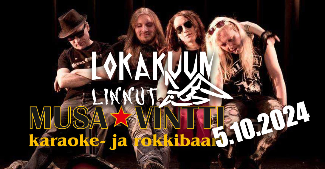 Lokakuun Linnut Musa-Vintti 5.10.2024