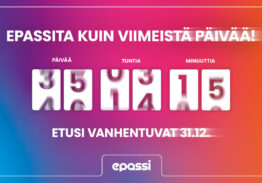 Kulttuuriedut vanhenee 31.12.