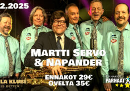 Martti Servo & Napander Toppila Klubi 19.12.2025 Martti Servo & Napander Toppila Klubi 19.12.2025