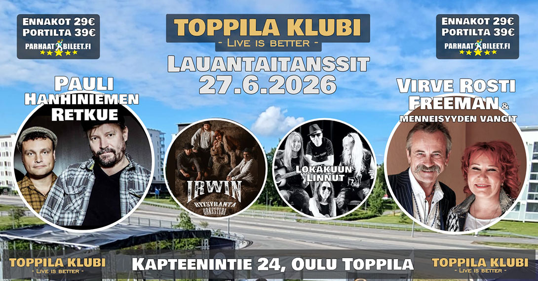 Klubin Lauantaitanssit 2026