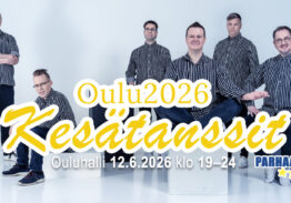 Hyväntekeväisyystanssit Ouluhallissa 12.6.2026 Sinitaivas