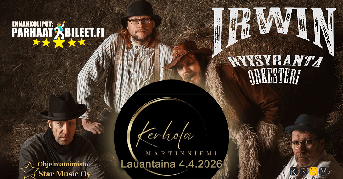 Irwin Ryysyranta orkesteri Kerhola 4.4.2026