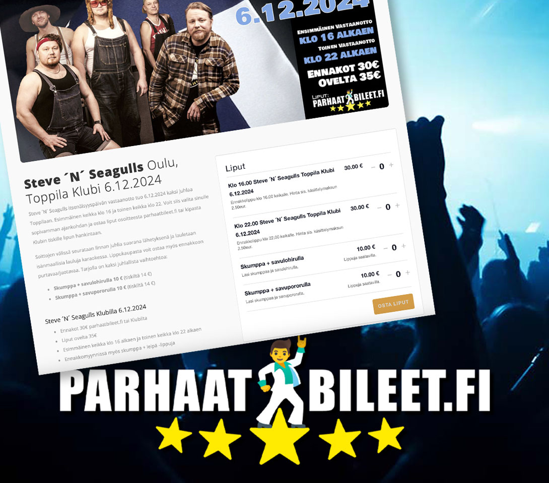 Parhaatbileet referenssi Toppila Klubi