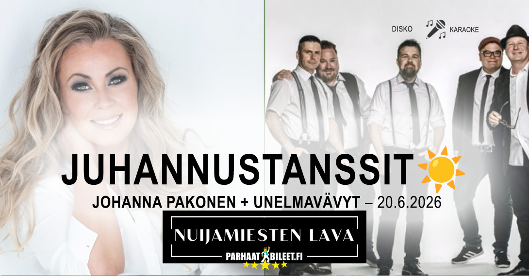 Johanna Pakonen & Unelmavävyt 20.6.2026