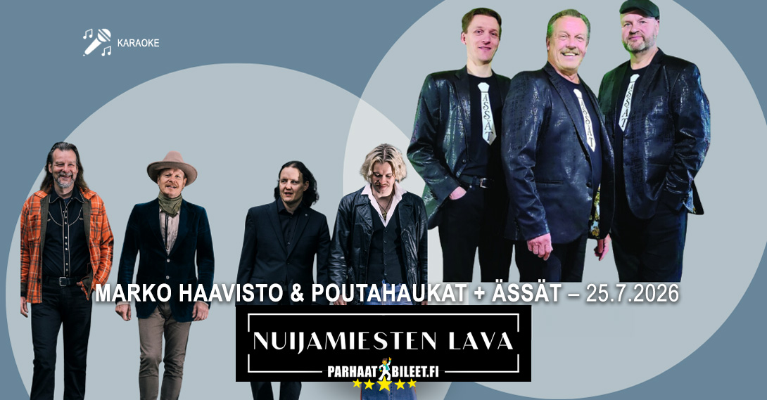Marko Haavisto & Poutahaukat + Ässät Nuijamiesten lava 25.7.2026