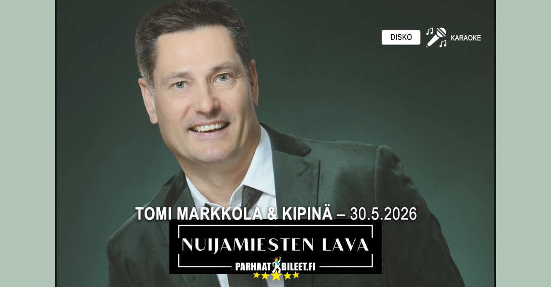 Tomi Markkola & Kipinä Nuijamiesten lava 30.5.2026