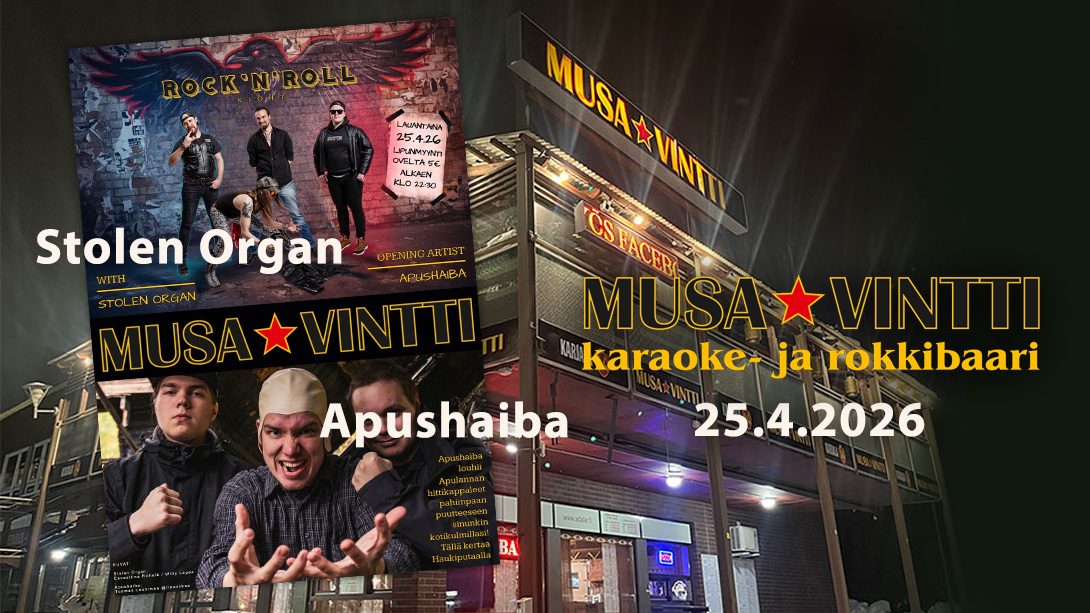 Stolen Organ + Apushaiba 25.4.2026