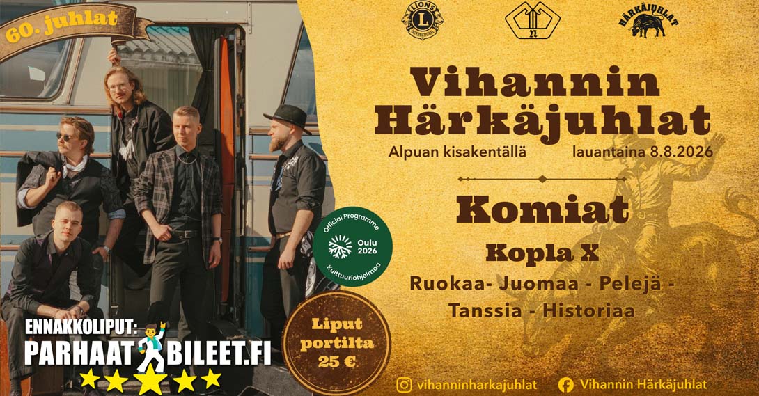 Vihannin Härkäjuhlat 8.8.2026