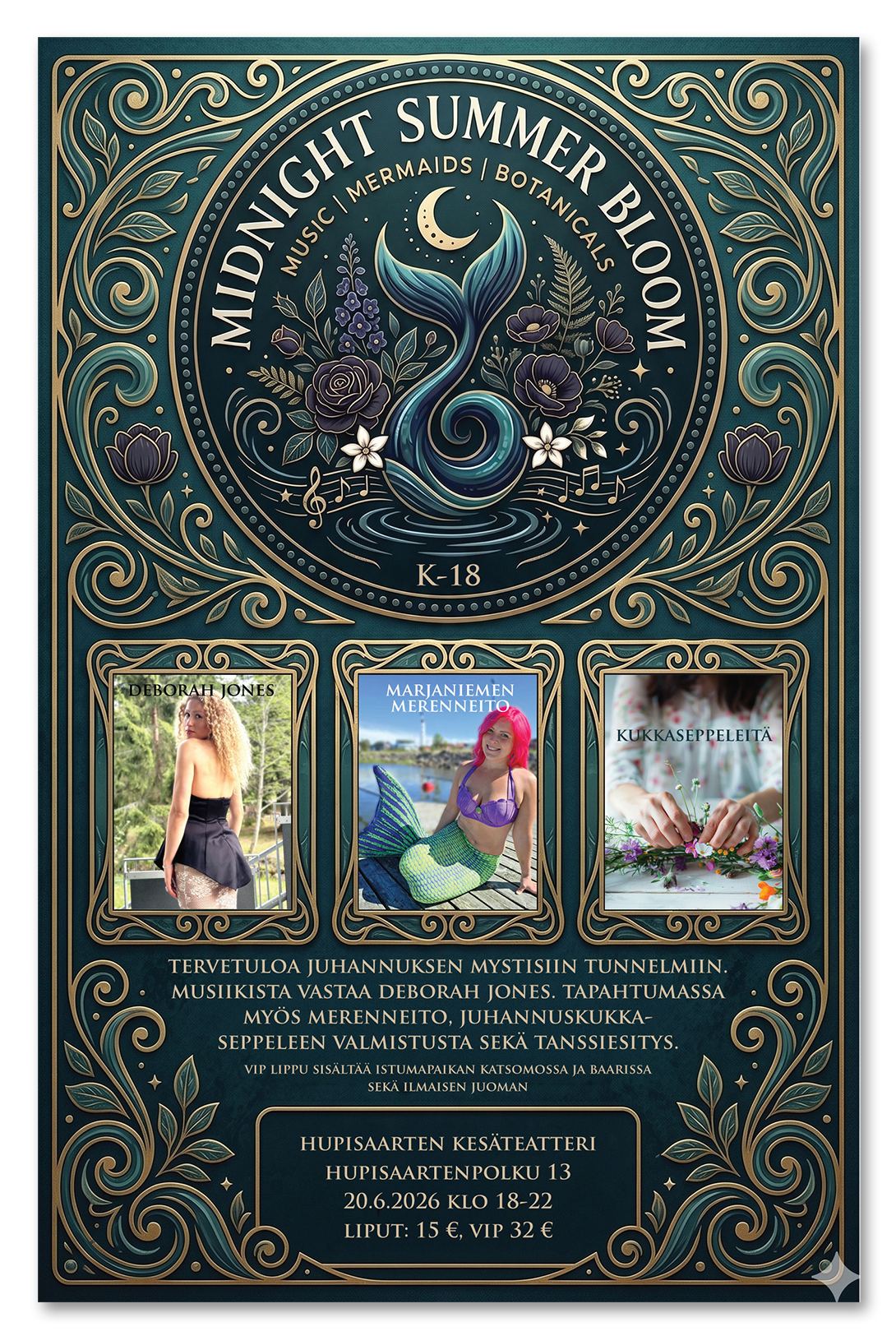 Midnight Summer Bloom – Deborah Jones