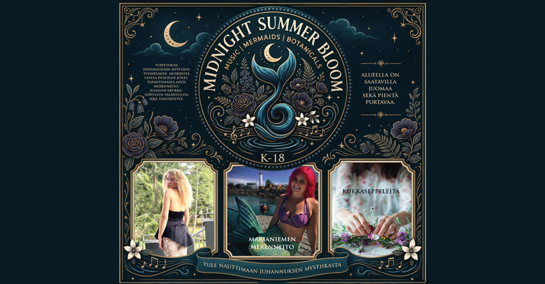 Midnight Summer Bloom Oulu 20.6.2026