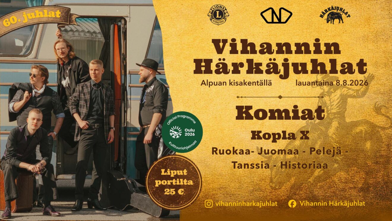 Vihannin Härkäjuhlat 8.8.2026