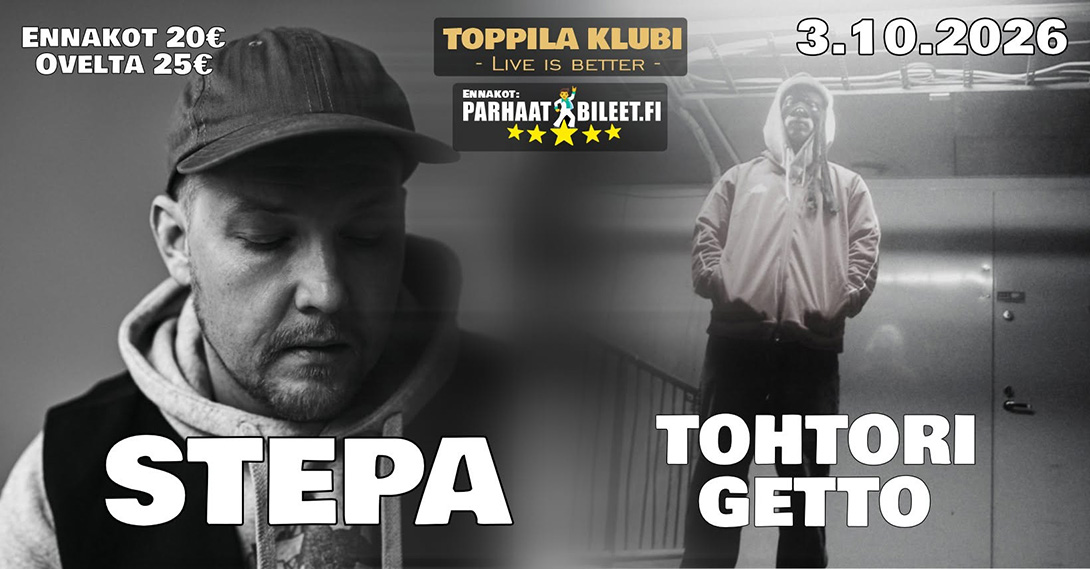Stepa Toppila Klubi 3.10.2026