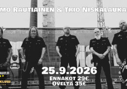 Timo Rautiainen & Trio Niskalaukaus Toppila Klubi 25.9.2026