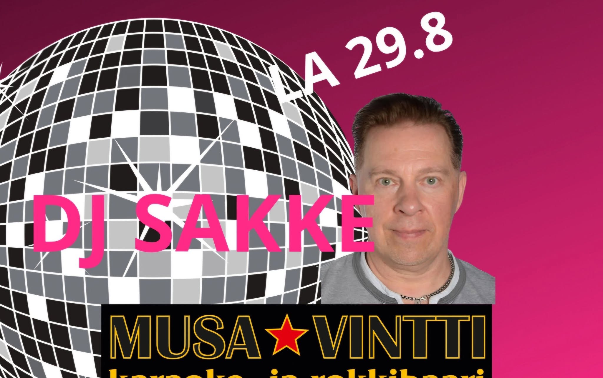 Dj Sakke ja Venetsialaiset Musa-Vintti 29.8.2026
