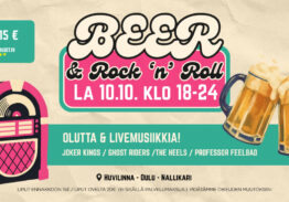 Beer & Rock ’n’ Roll 10.10.2026 Huvilinna