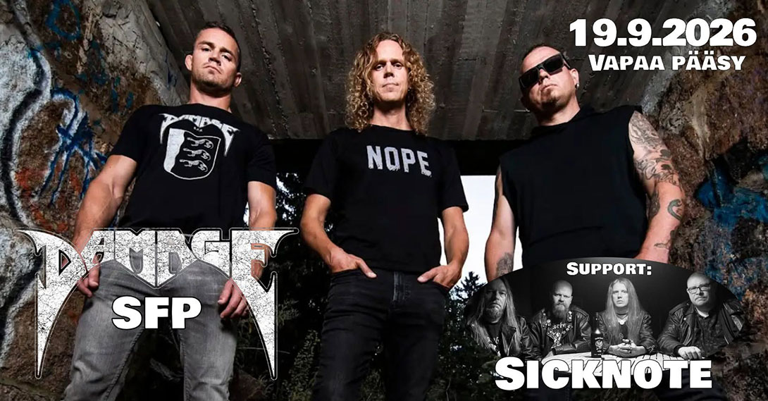 Damage SFP & Sicknote Toppila Klubi 19.9.2026