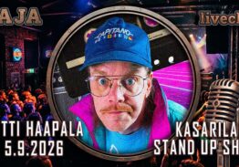 PAJA liveclub esittää: Antti Haapala – Kasarilapsi Stand Up 5.9.2026