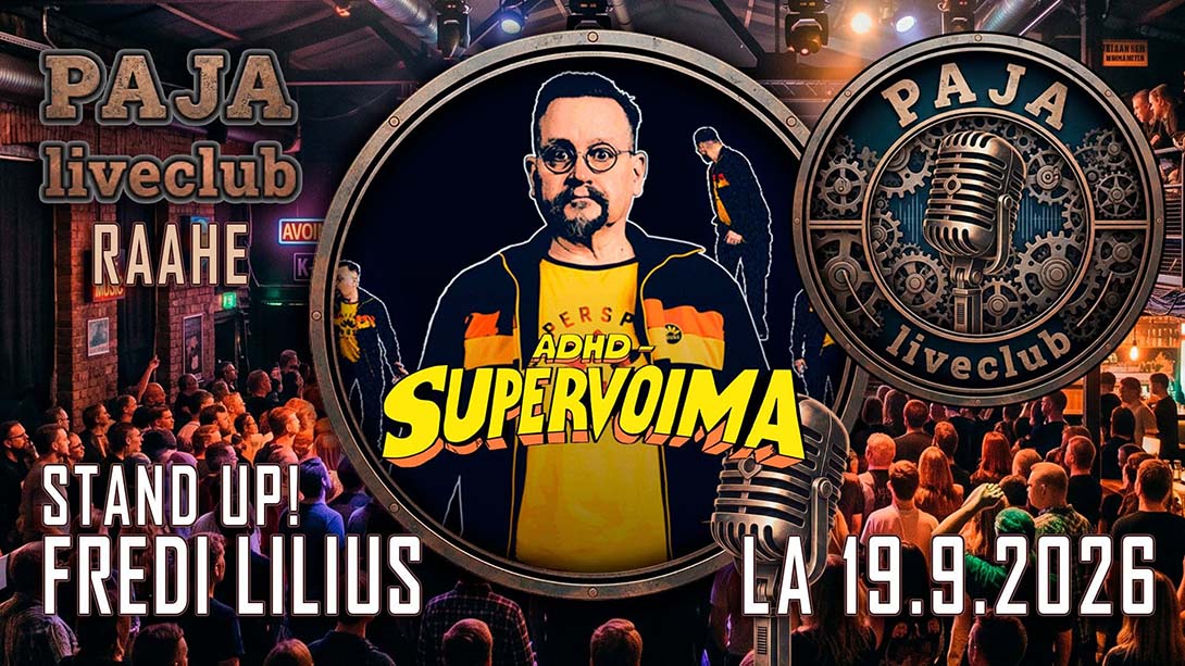 Fredi Lilius Paja Liveclub 19.9.2026