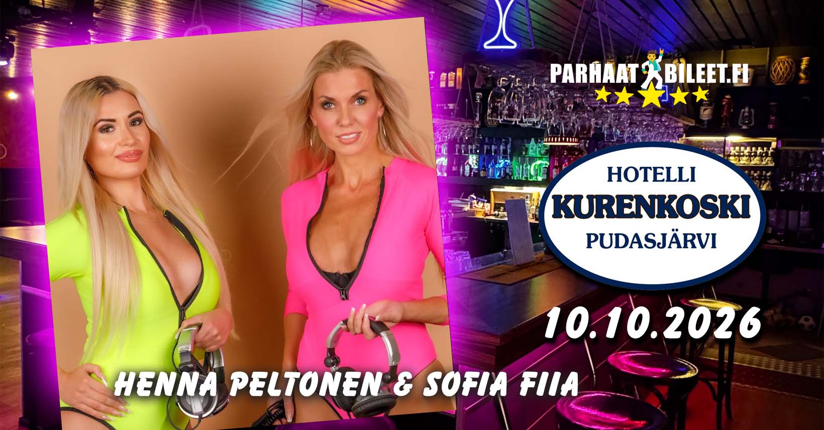 Henna Peltonen & Sofia Fiia Pudasjärvi 10.10.2026
