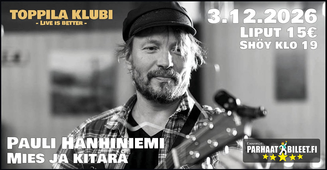 Pauli Hanhiniemi Oulu Toppila Klubi 3.12.2026