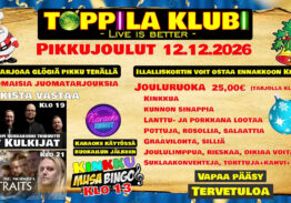 Klubin pikkujoulut 2026