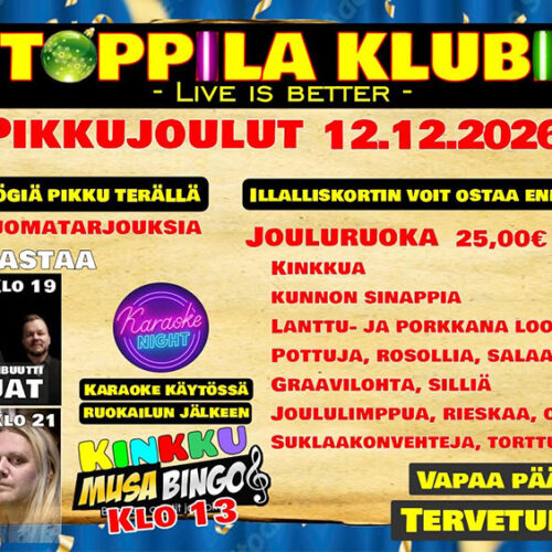 Klubin Pikkujoulut 2026