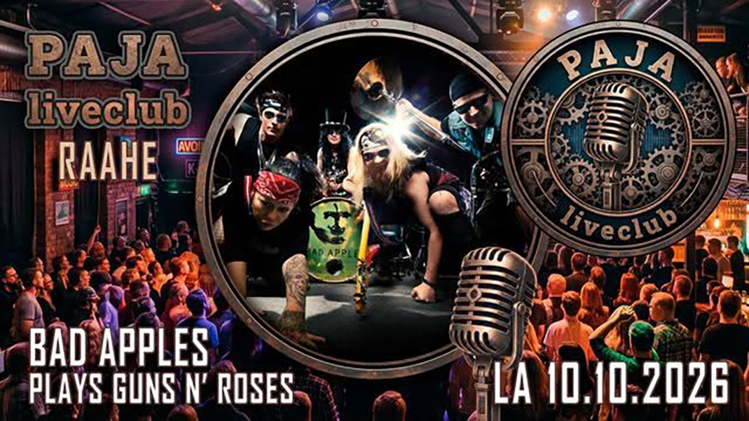 Bad Apples Paja Live Club Raahe 10.10.2026