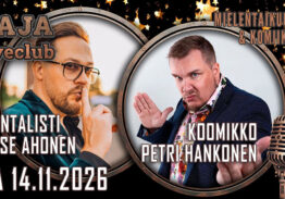 PAJA liveclub: Mielentaikuutta ja komiikkaa 14.11.2026