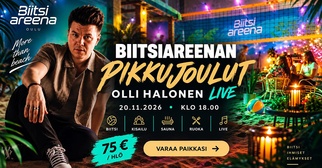 Biitsiareena Olli Halonen Pikkujoulut Biitsiareena Olli Halonen Pikkujoulut
